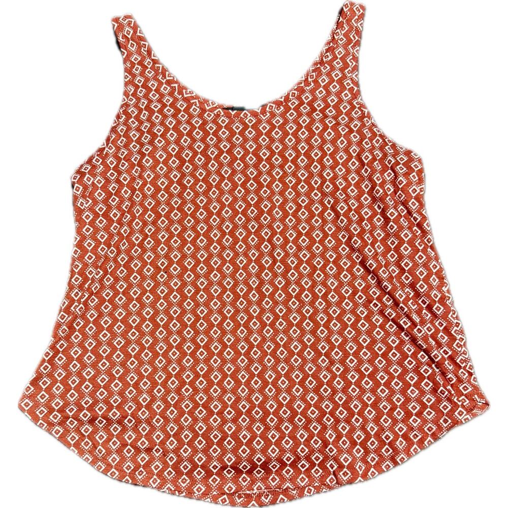 Women’s Atmosphere Sleeveless Tee Tank In Red - Size 8
